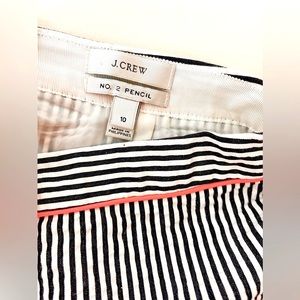 J. Crew | Seersucker No. 2 Pencil Skirt | Size 10